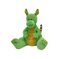 Conception OEM personnalisée! Dragon vert jouet jouet jouet vert
